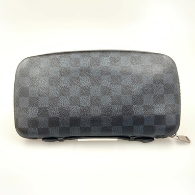 〇〇LOUIS VUITTON ルイヴィトン ダミエ コバルト アトール トラベルケース マルチケース N63222 ブラック