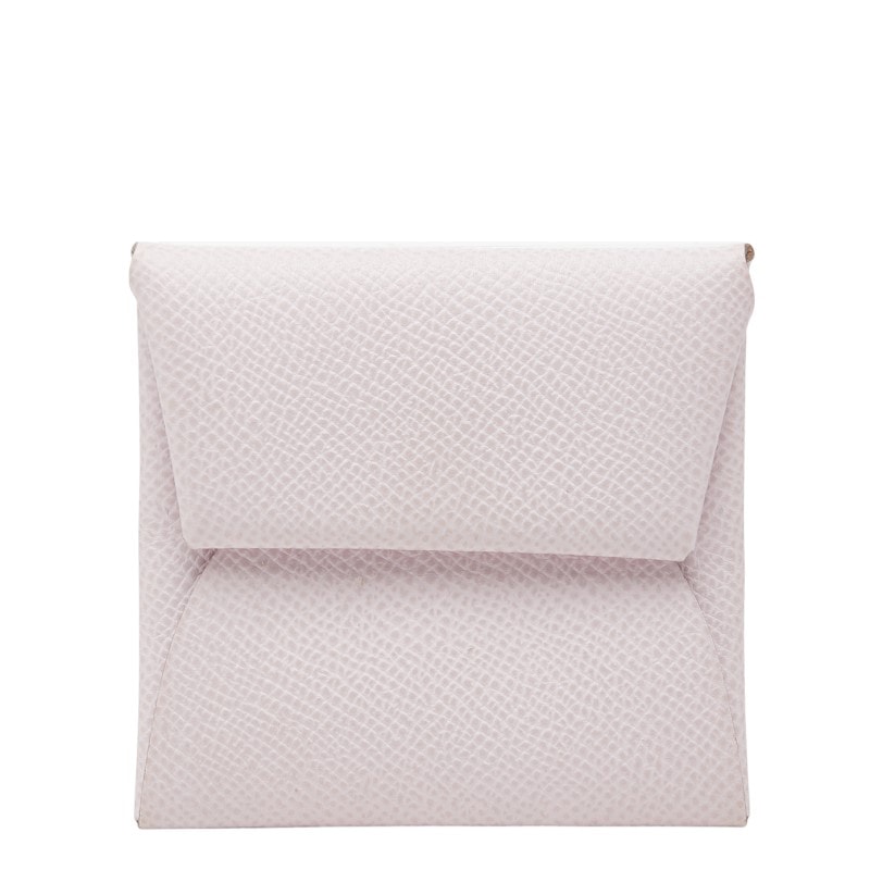 エルメス バスティア コインケース 小銭入れ U刻印 モーヴペール ピンク系 ヴォーエプソン レディース HERMES 【中古】