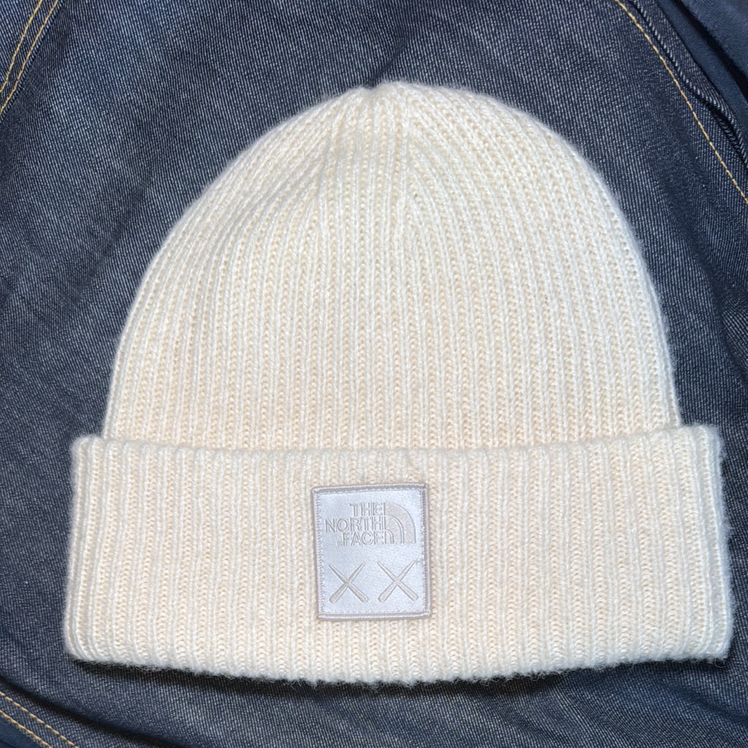 The North Face Kaws Beanie "Moonlight Ivory"