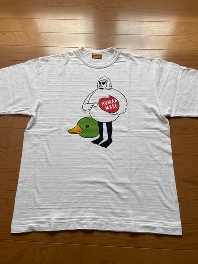 HUMAN MADE x MINOR FIGURES Graphic T-Shirt "White" XX29TE003