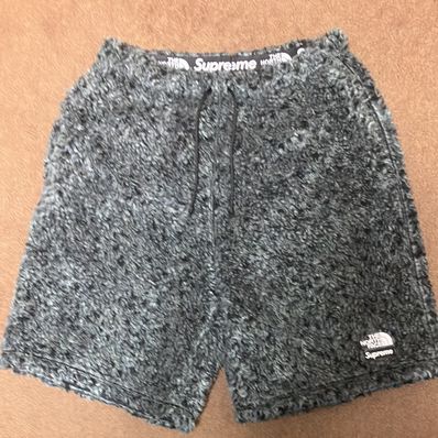Supreme x The North Face High Pile Fleece Short "Black"