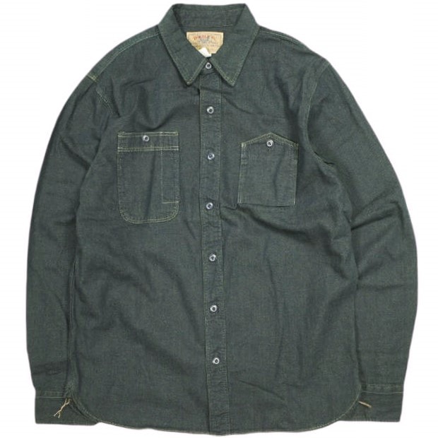 RRL ダブルアールエル 25SS インディゴデニムワークシャツ 782959630001 M Indigo Double RL 長袖 本藍染め トップス g24222