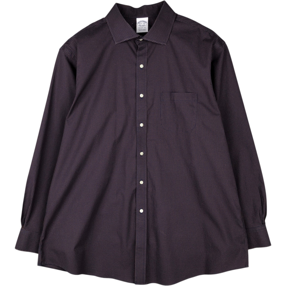 古着 ビッグサイズ ブルックスブラザーズ Brooks Brothers Est.1818 REGENT FIT 長袖 コットンチェックシャツ メンズXXXL相当/eaa495562
