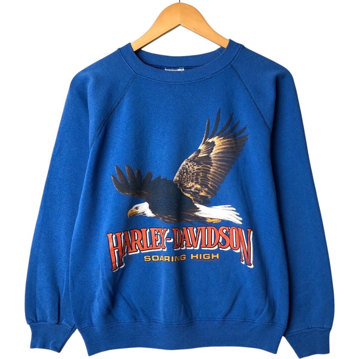 古着 80年代 ヘインズ Hanes Harley-Davidson ハーレーダビッドソン アドバタイジング スウェットシャツ トレーナー USA製 メンズM相当 ヴィンテージ/evb007572