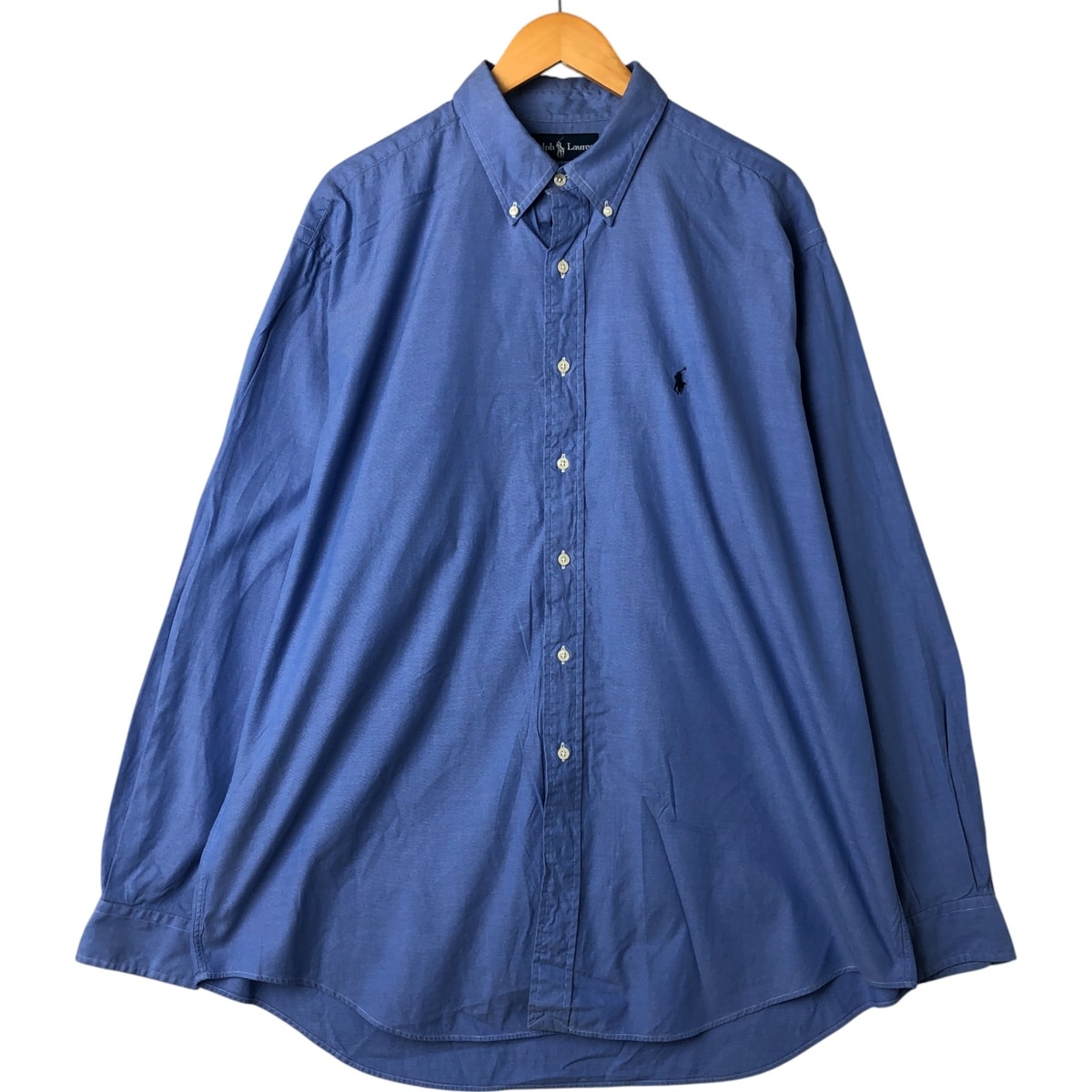 古着 ラルフローレン Ralph Lauren CLASSIC FIT 長袖 ボタンダウンシャツ メンズXL相当/eaa549234