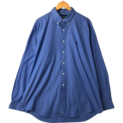 古着 ラルフローレン Ralph Lauren CLASSIC FIT 長袖 ボタンダウンシャツ メンズXL相当/eaa549234