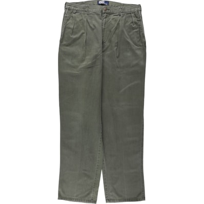 古着 ラルフローレン Ralph Lauren POLO by Ralph Lauren ツ-タック チノパンツ メンズw34相当/eaa666957