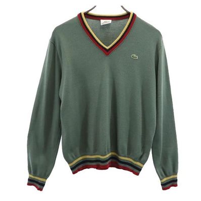 LACOSTE ラコステ 長袖 Vネック ニット
