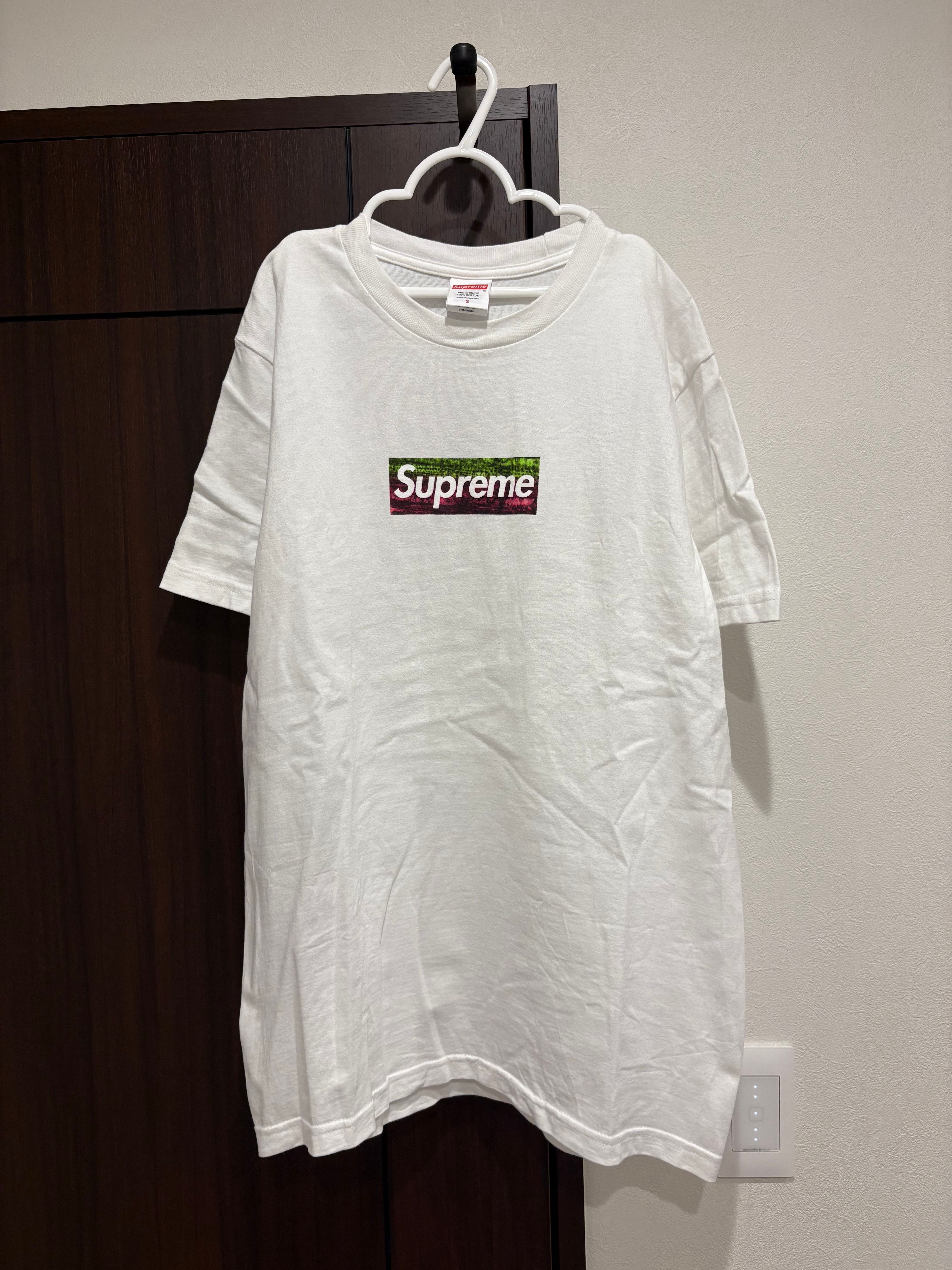 Supreme Los Angeles Fire Relief Box Logo Tee "White"