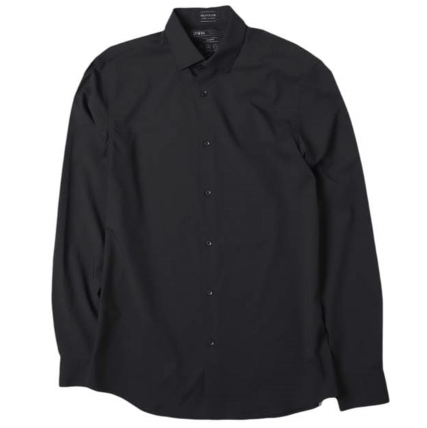 GAP ギャップ TRAVELER トラベラーストレッチシャツ 5445/300/800/M M BLACK 長袖 トップス g27602