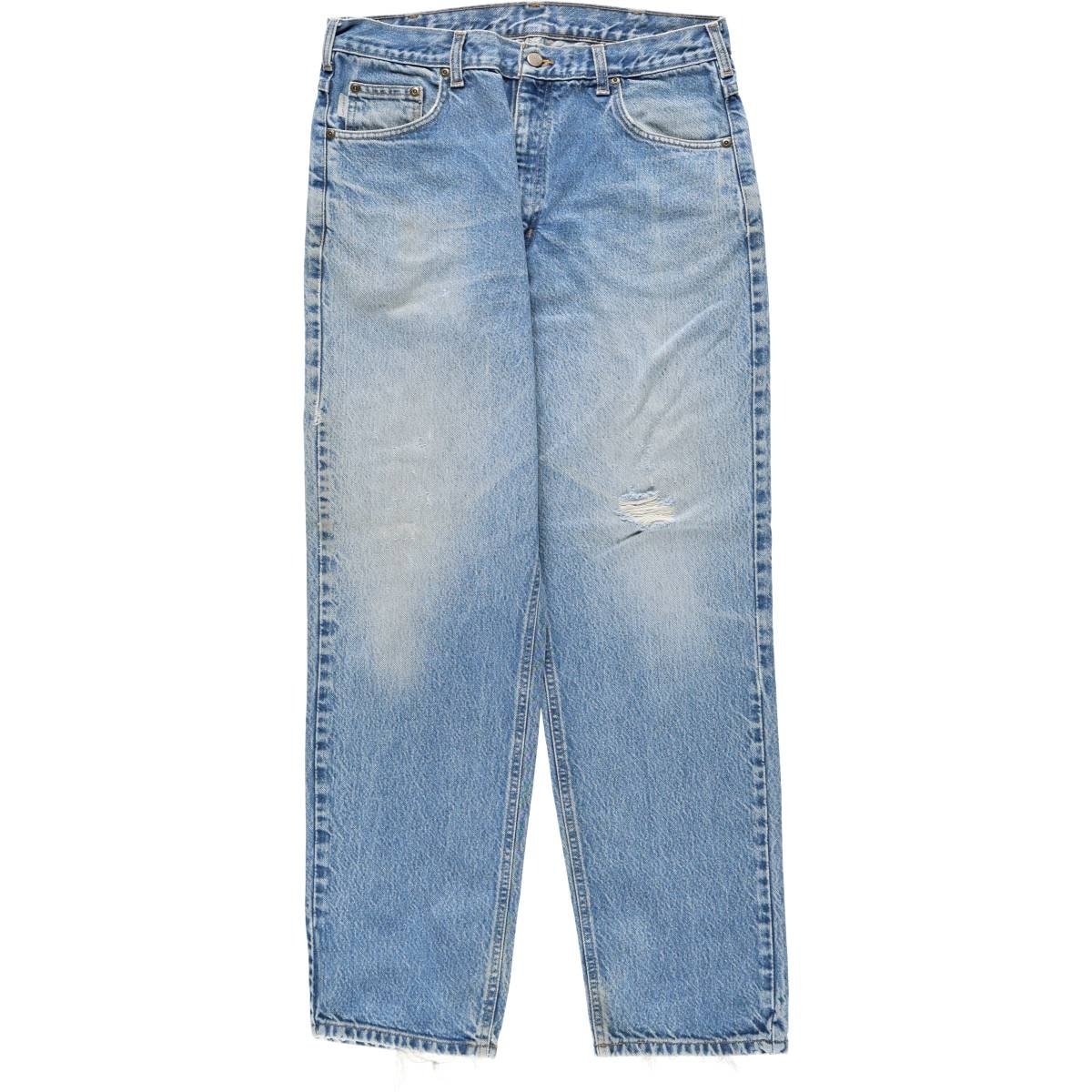 古着 カーハート Carhartt RELAXED FIT テーパードデニムパンツ メンズw35相当/eaa664213