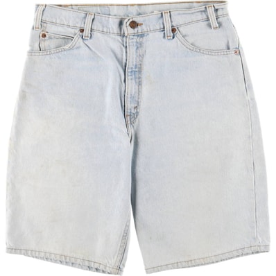 古着 90年代 リーバイス Levi's 550 RELAXED FIT オレンジタブ デニムショーツ ハーフパンツ ジョーツ USA製 メンズw34相当 ヴィンテージ/eaa579978