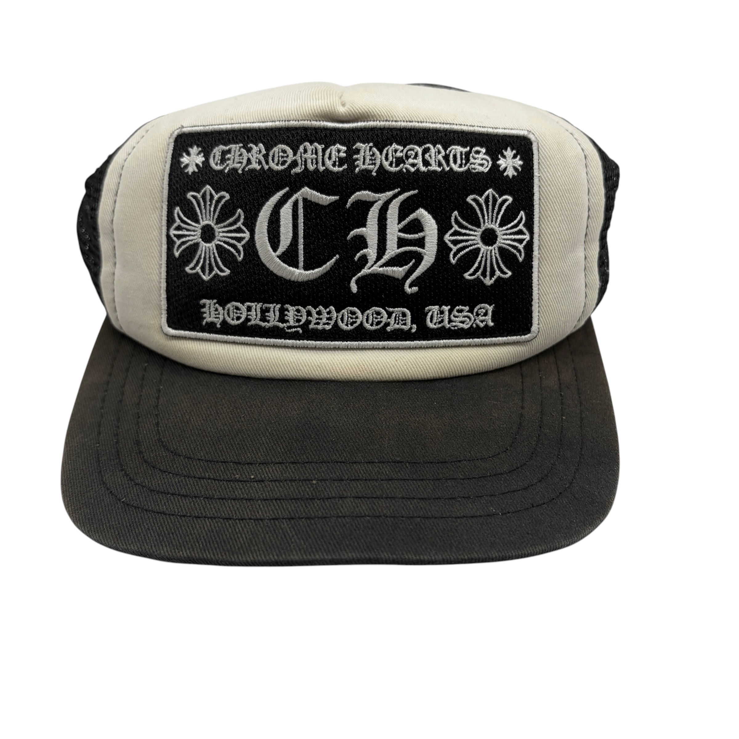 Chrome Hearts Trucker Cap CH "Black/White"