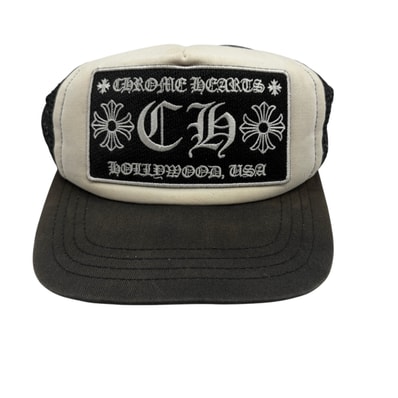 Chrome Hearts Trucker Cap CH "Black/White"
