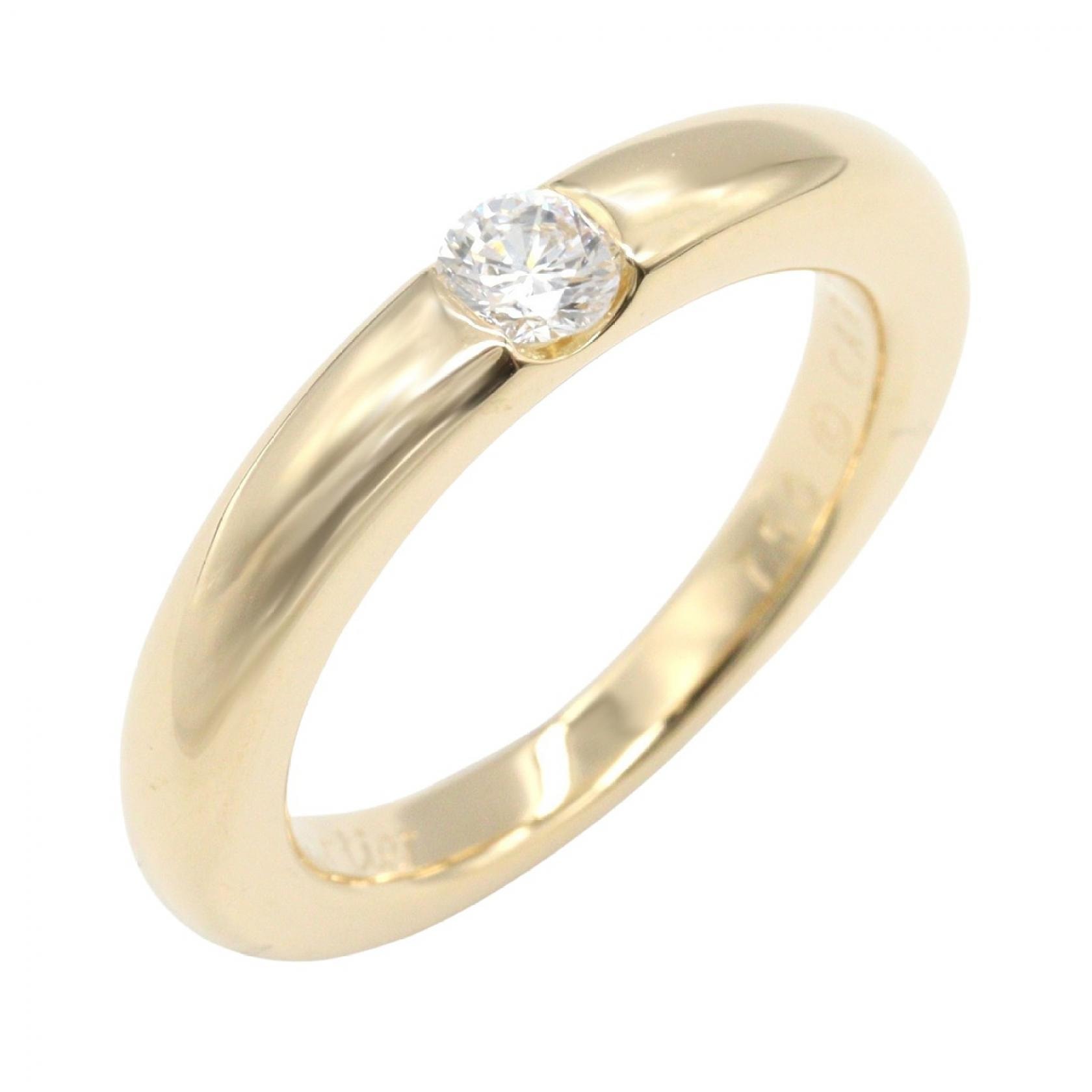 カルティエ CARTIER エリプスリング 1PD リング・指輪 ジュエリー K18(イエローゴールド) ダイヤモンド レディース ゴールド系 / クリア系 【中古】