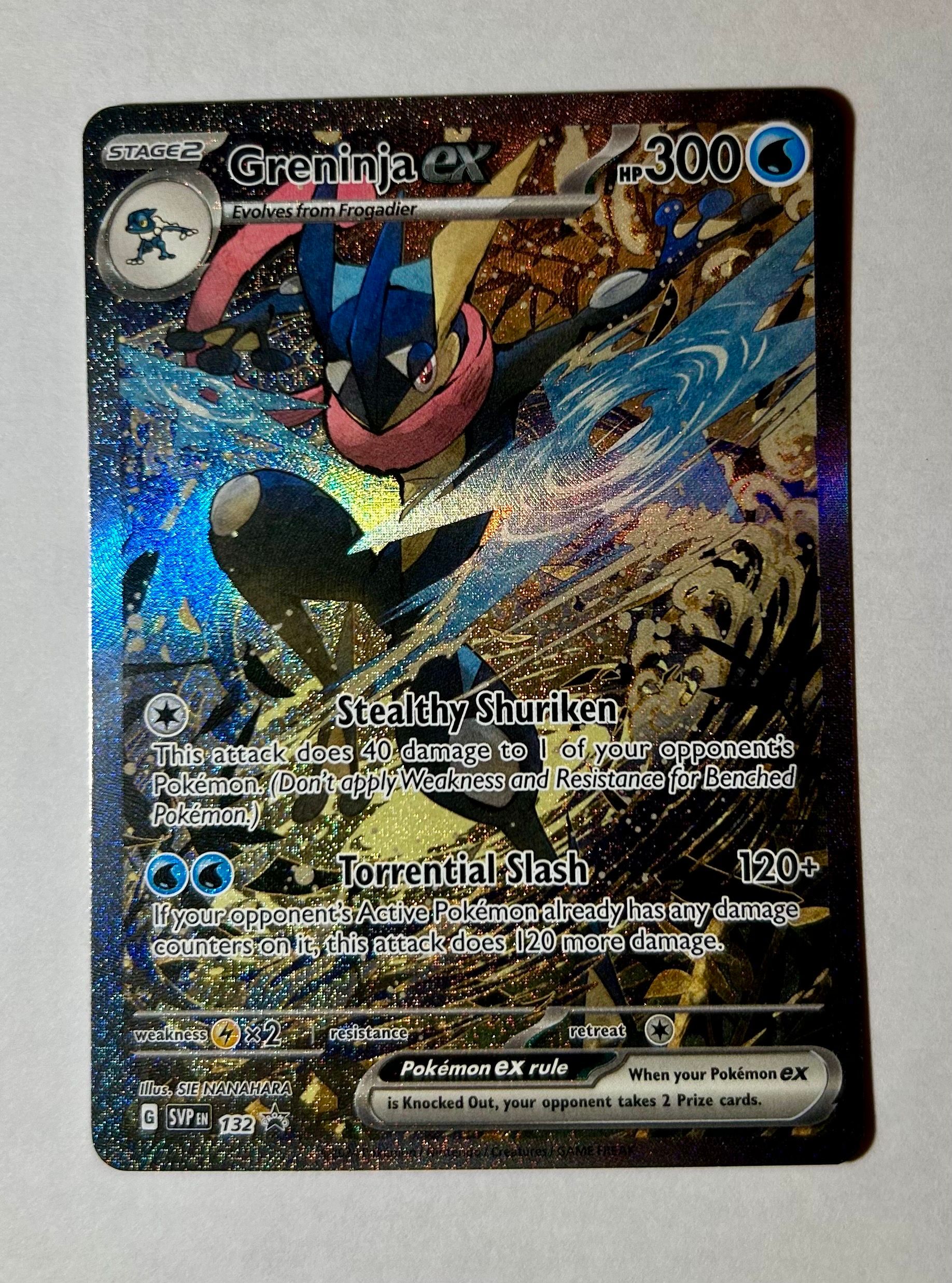 ゲッコウガex P [SVP EN 132]【英語版】(スカーレット&バイオレット「シュラウデッドフェイブル ゲッコウガex スペシャルイラストレーション コレクション」)