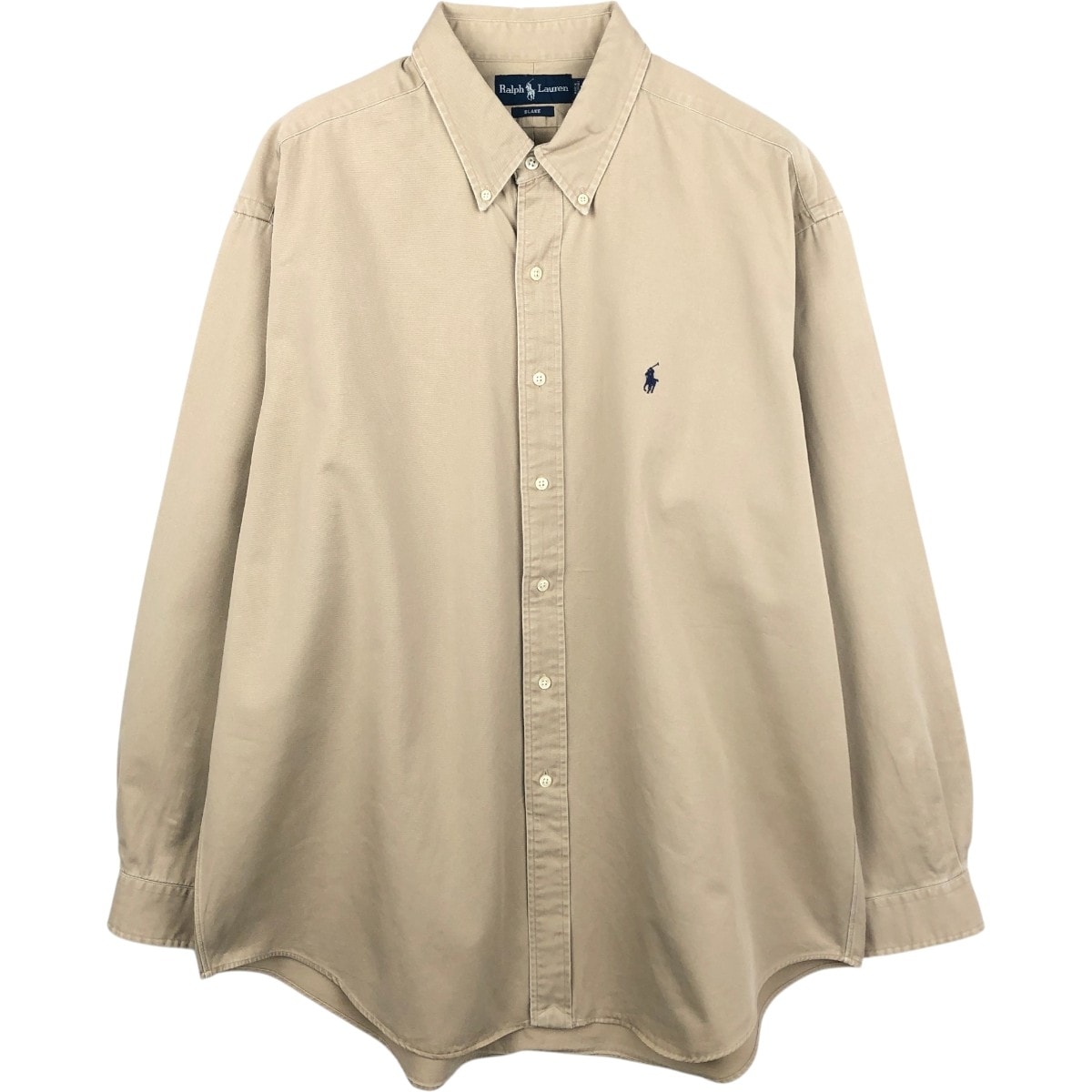 古着 ラルフローレン Ralph Lauren BLAKE 長袖 ボタンダウンシャツ メンズXL相当/eaa661018
