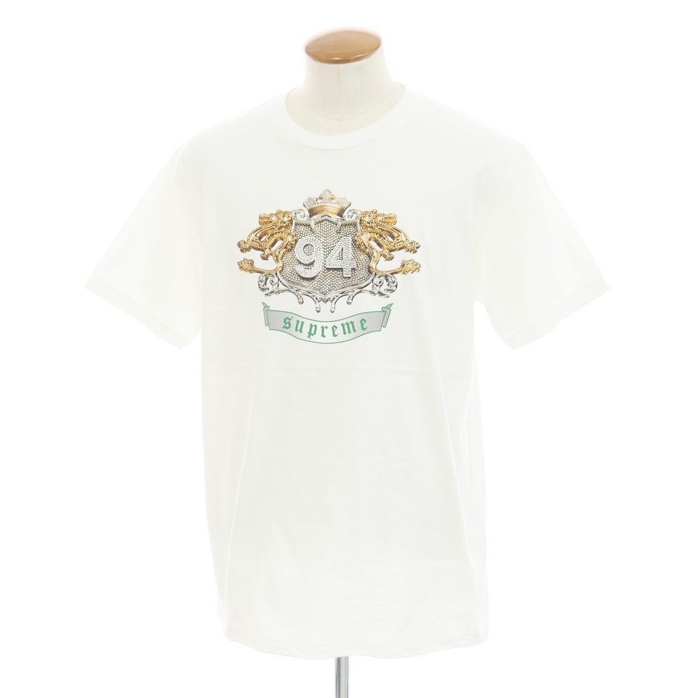【中古】シュプリーム Supreme 2024年秋冬 Diamonds Tee コットン クルーネック 半袖Tシャツ ホワイト【サイズM】【メンズ】