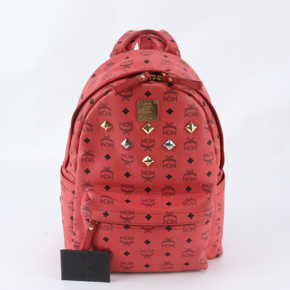■美品 MCM エムシーエム ヴィセトススタッズリュックサック
