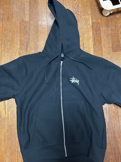 Stussy Basic Zip Hoodie "Black"