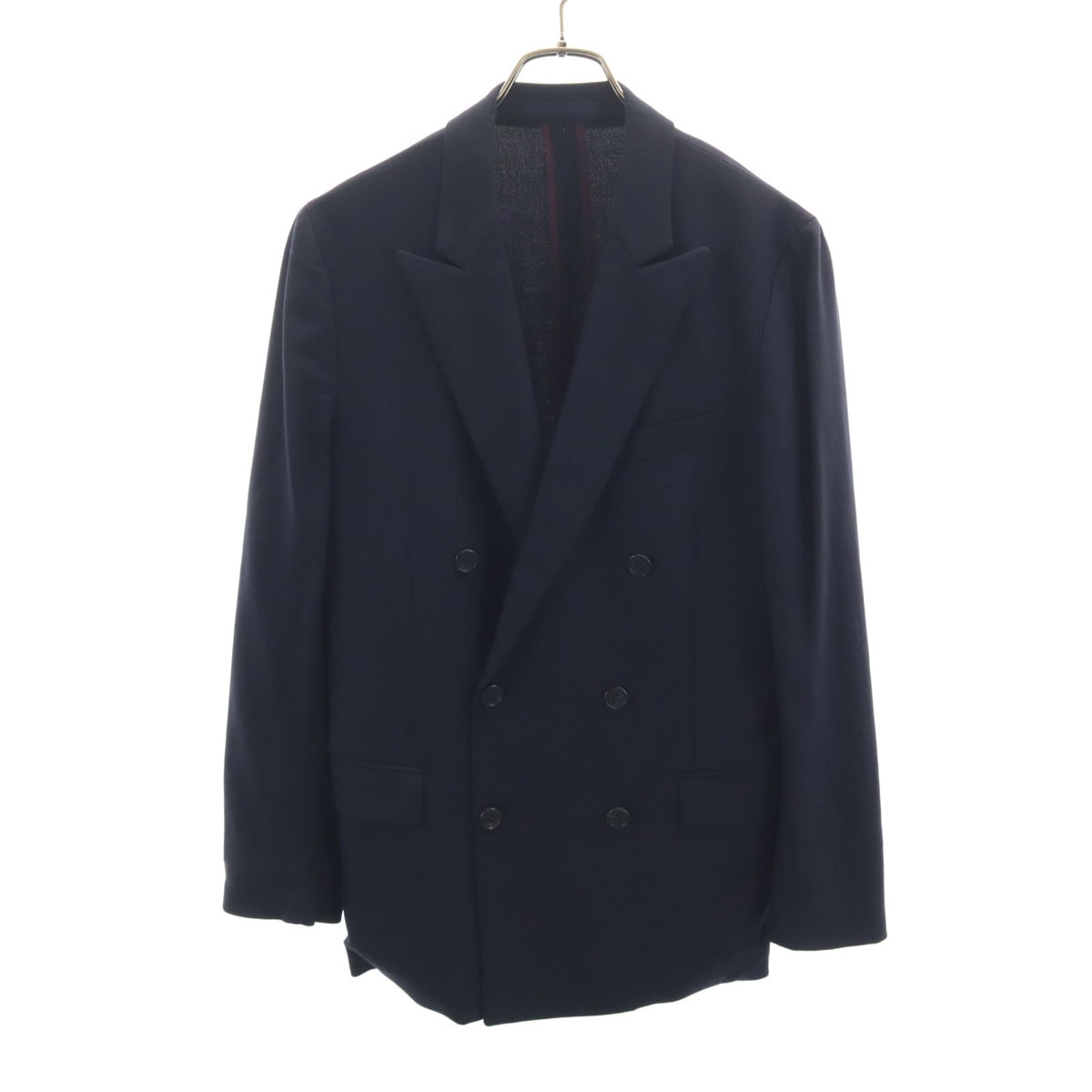 C (やや傷や汚れあり)】Paul Smith ポールスミス ダブル テーラード