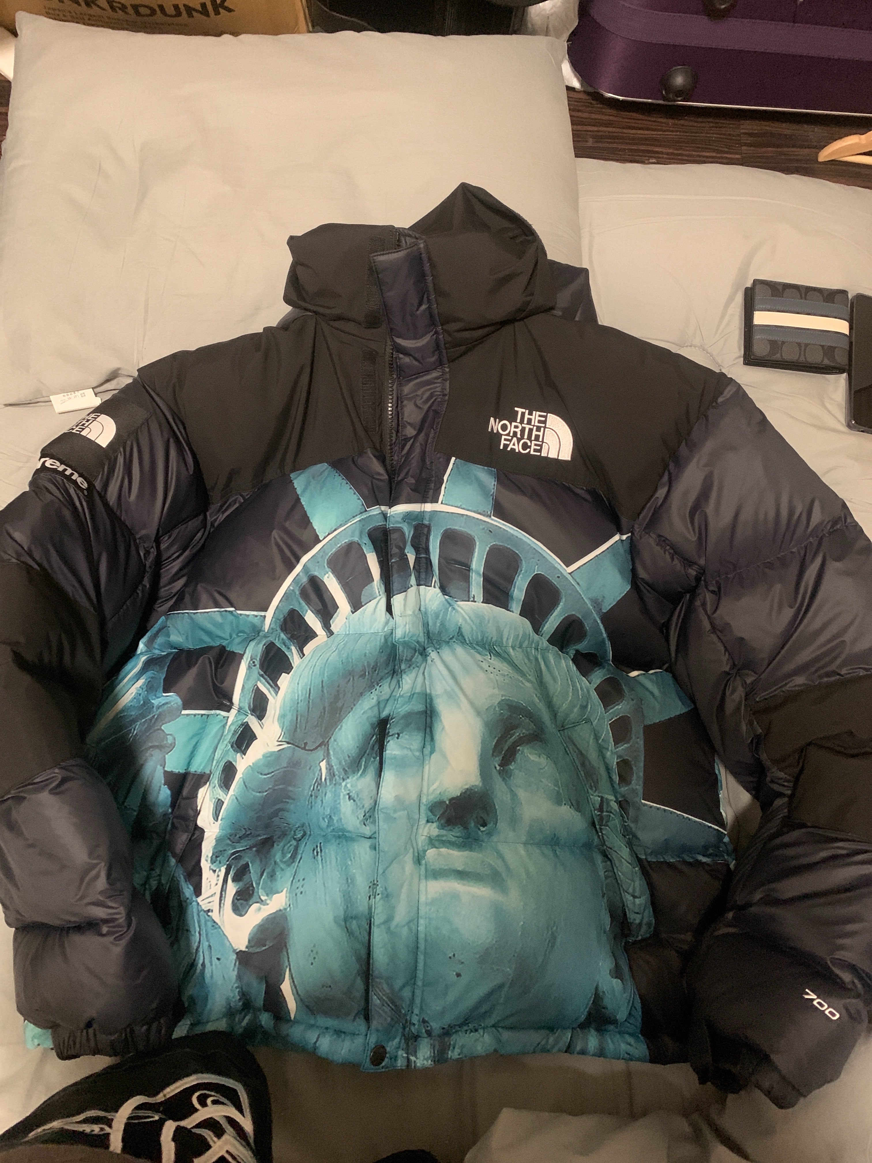 Supreme x The North Face Statue of Liberty Baltoro Jacket "Black"