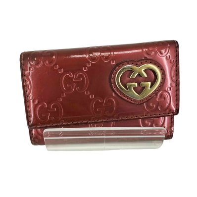 GG柄 シマ ハートプレート 6連キーケース【1141686295713】