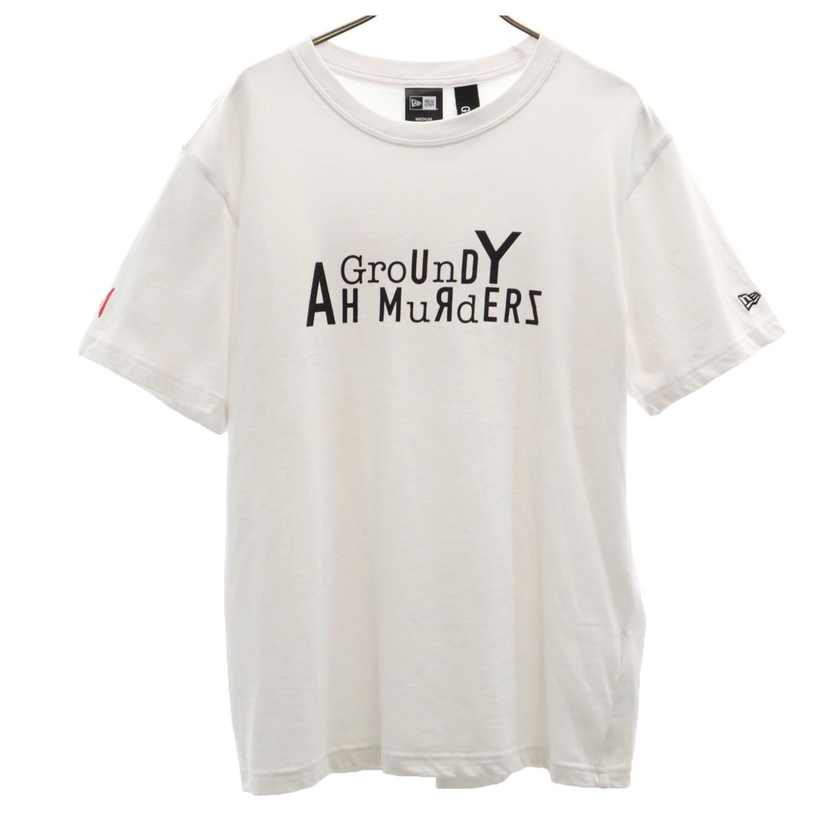Ground Y グランドワイ NEW ERA ニューエラ コラボ 半袖 Tシャツ M ホワイト ヨウジヤマモト