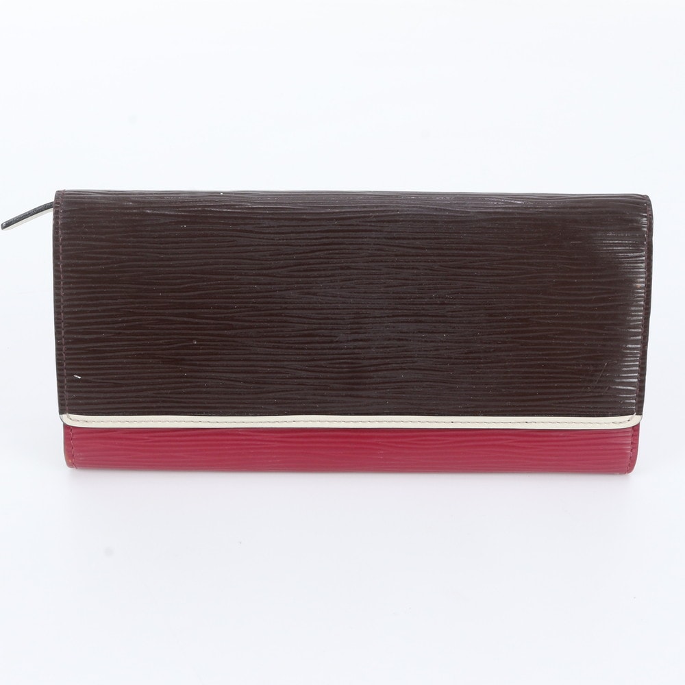 ■美品 ルイヴィトン エピ ポルトフォイユ フロールM60364 長財布