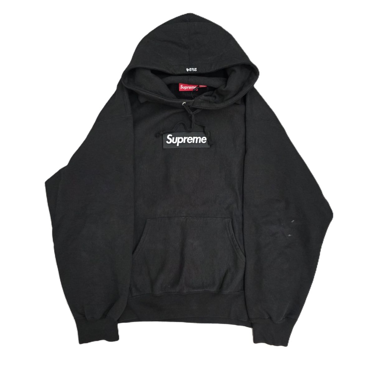 Supreme シュプリーム 24AW Box Logo Hooded Sweatshirt ボックス ロゴ フーデッド スウェット パーカー パーカー L コットン ブラック メンズ【中古】