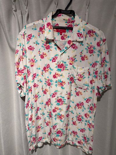 Supreme Floral Rayon S/S Shirt "White"
