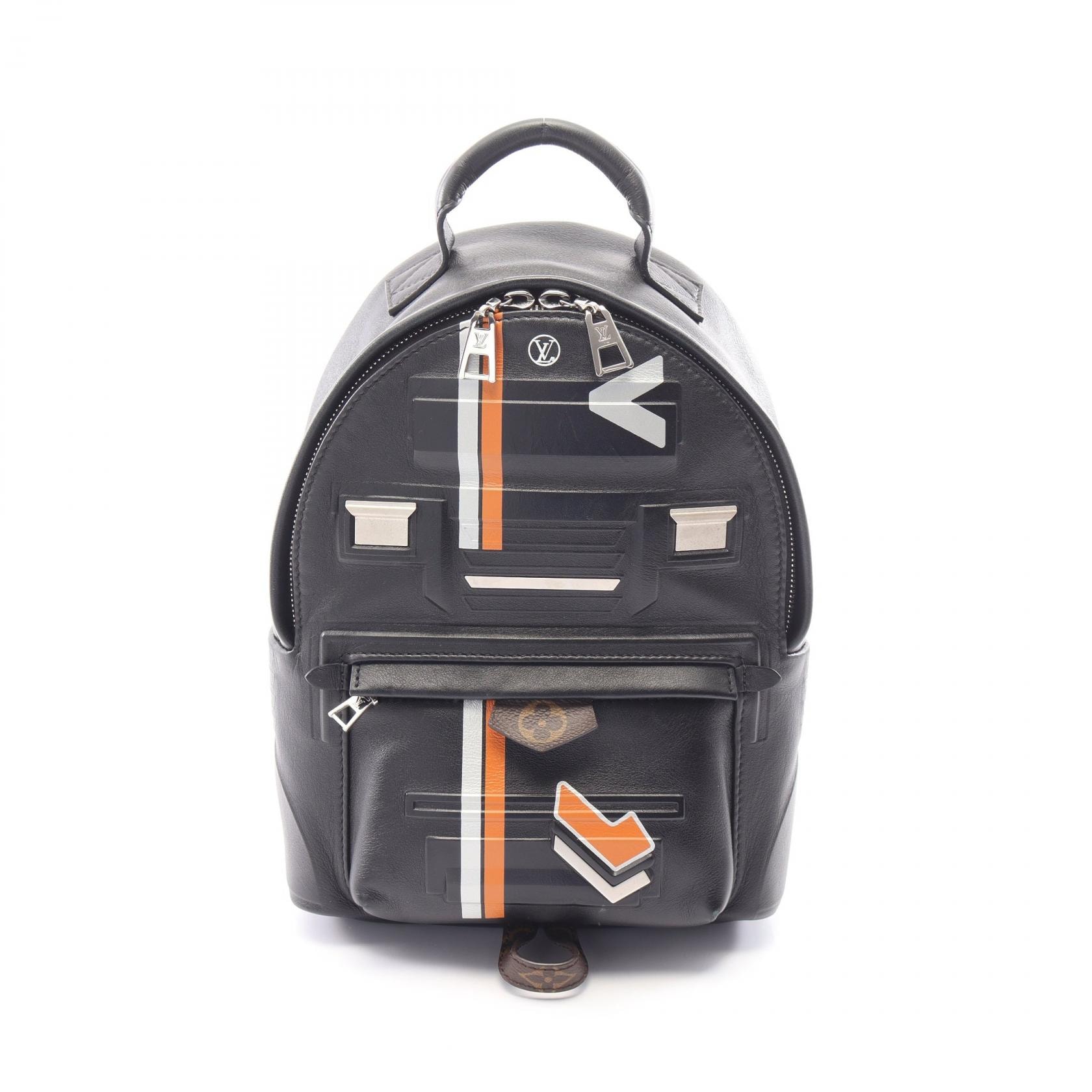 ルイ・ヴィトン LOUIS VUITTON パームスプリングス バックパックPM リュックサック バックパック バッグ レザー レディース ブラック系 M54995 【中古】