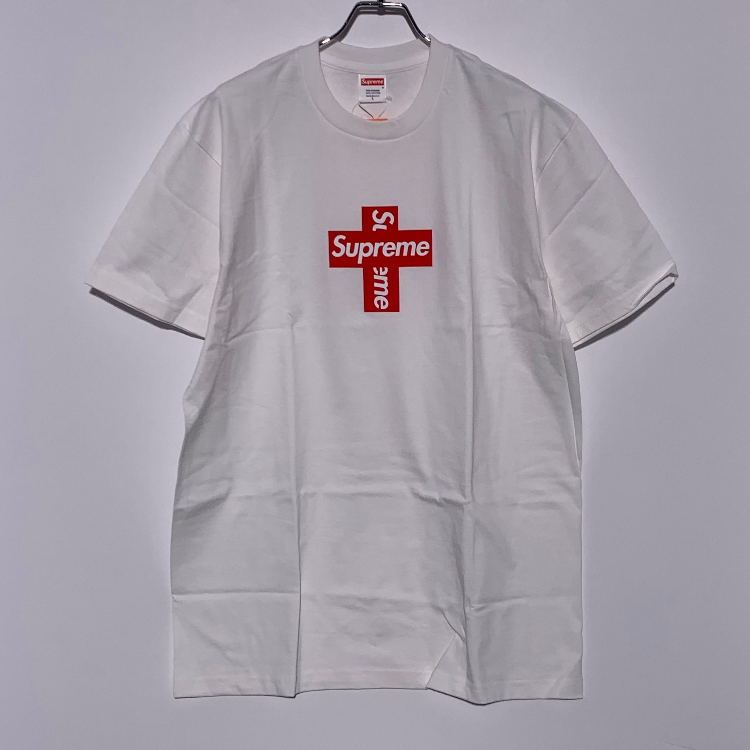 Supreme Cross Box Logo Tee "White"