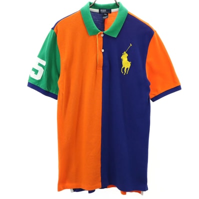 Polo by Ralph Lauren ポロバイラルフローレン ビッグポニー 半袖 ポロシャツ 170 鹿の子地