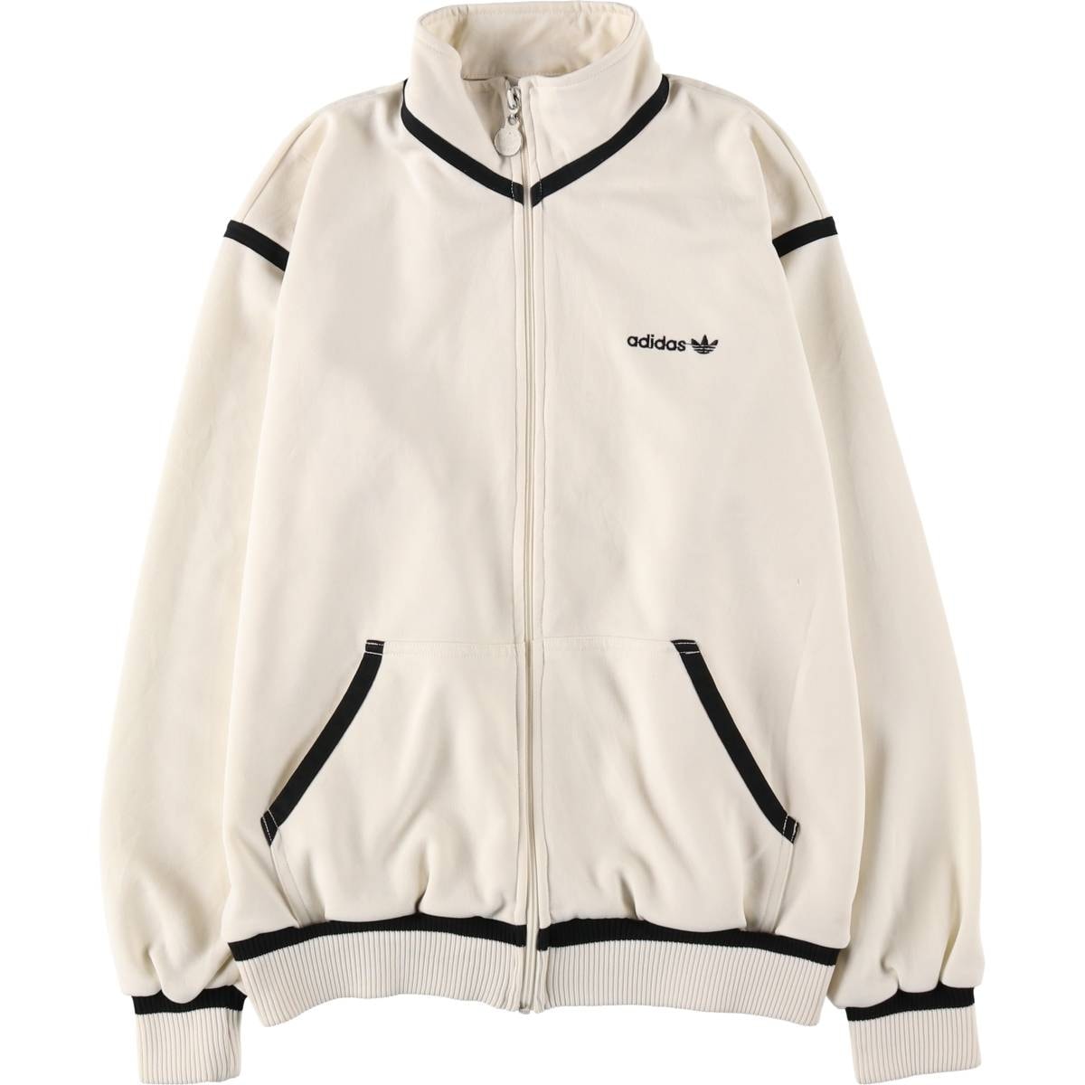 古着 70~80年代 アディダス adidas トレフォイルロゴ ジャージ トラックジャケット メンズL相当 ヴィンテージ/eaa629466