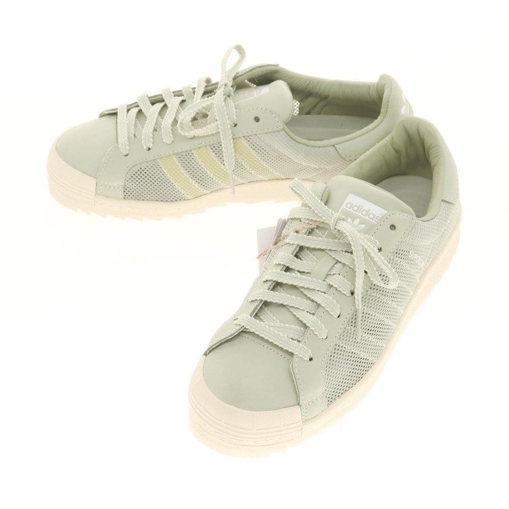 【中古】【未使用】クロット CLOT × adidas 2024年秋冬 スエード メッシュ スニーカー ミントグリーン【サイズ27.5cm】【メンズ】