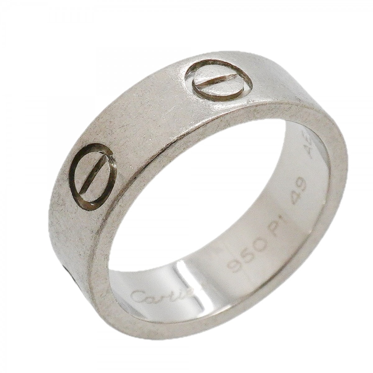 ★SALE【6jfb0456】カルティエ リング ラブ Pt950 プラチナ #49【中古】レディース