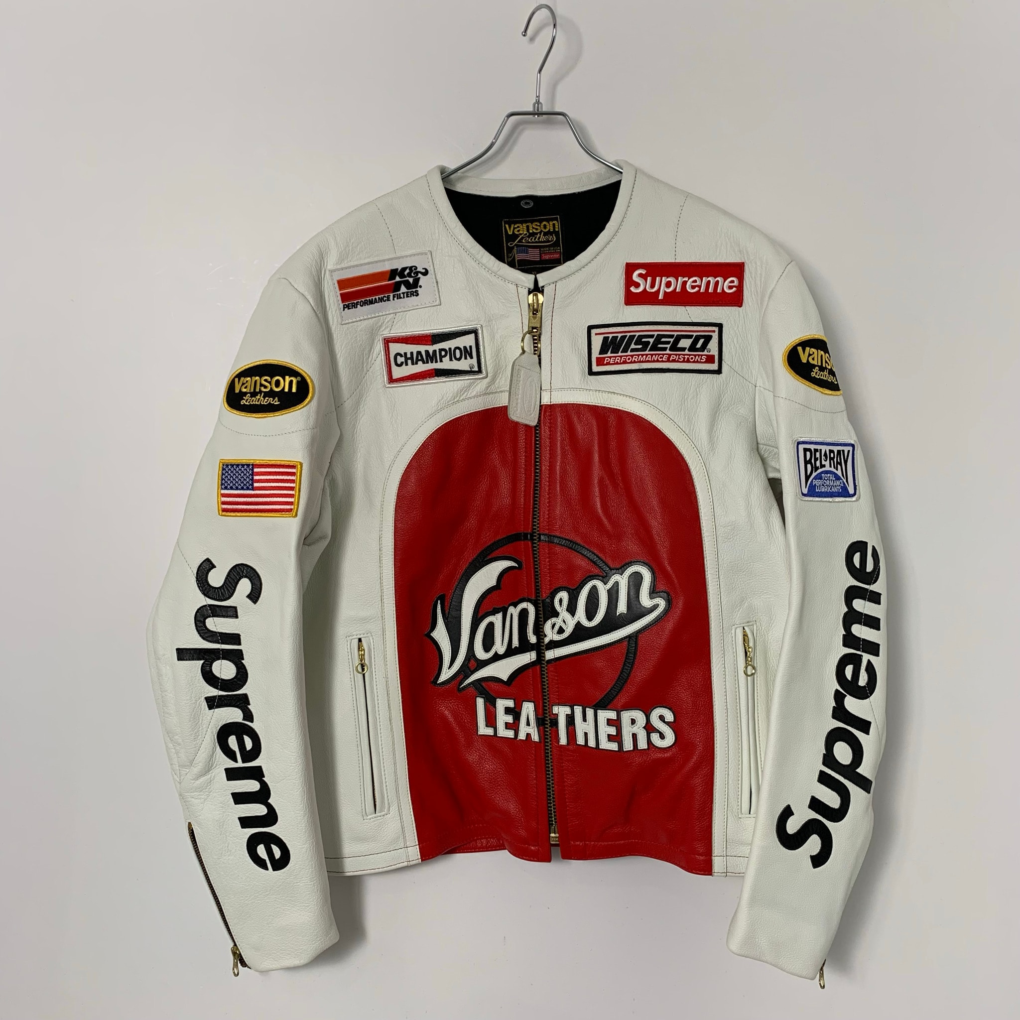 Supreme Vanson Leathers star jacket
