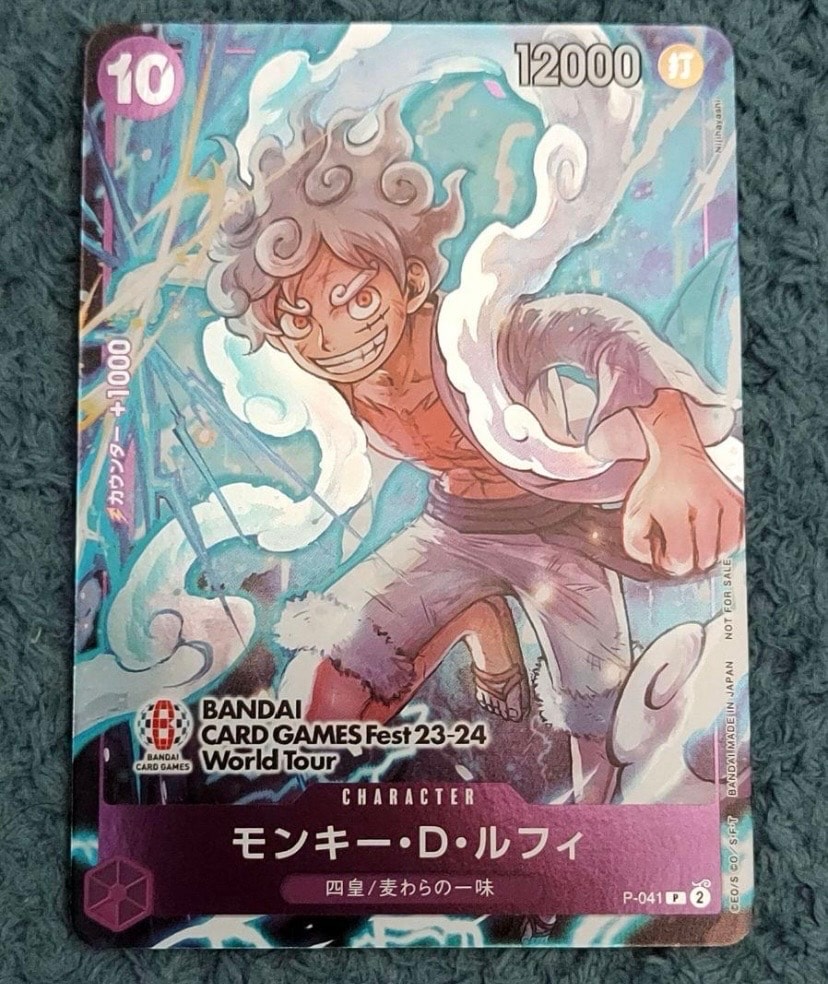 モンキー・D・ルフィ P [P-041] (BANDAI CARD GAMES Fest23-24 World Tour)