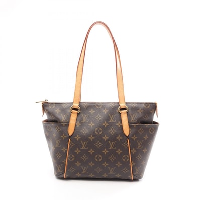 ルイ・ヴィトン LOUIS VUITTON トータリーPM トートバッグ バッグ PVCコーティングキャンバス レザー モノグラム レディース ブラウン系 M56688 【中古】
