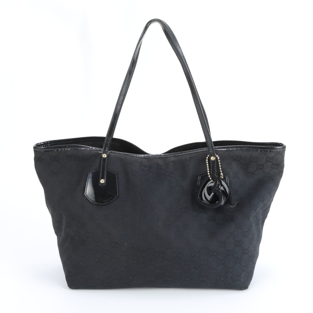 ■美品 グッチ GGキャンバスジョリー 211975 トート バッグ