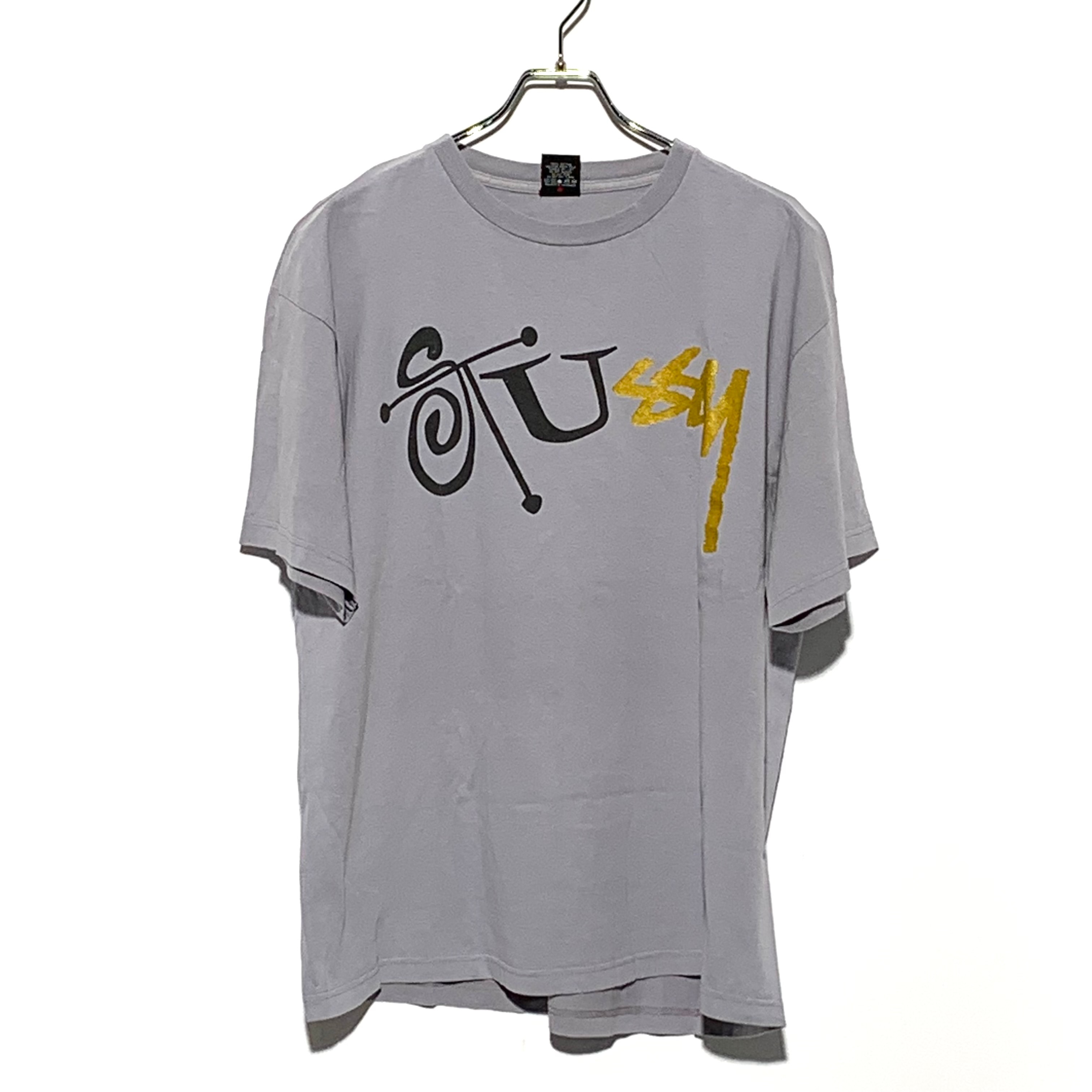 STUSSY DOCKING LOGO TEE Grey