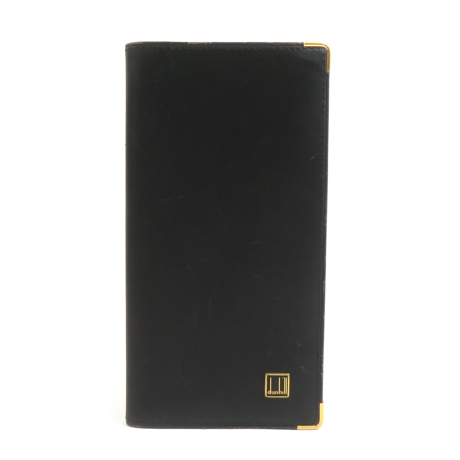 ダンヒル Dunhill 札入れ レザー ブラック メンズ【中古】 r10544a