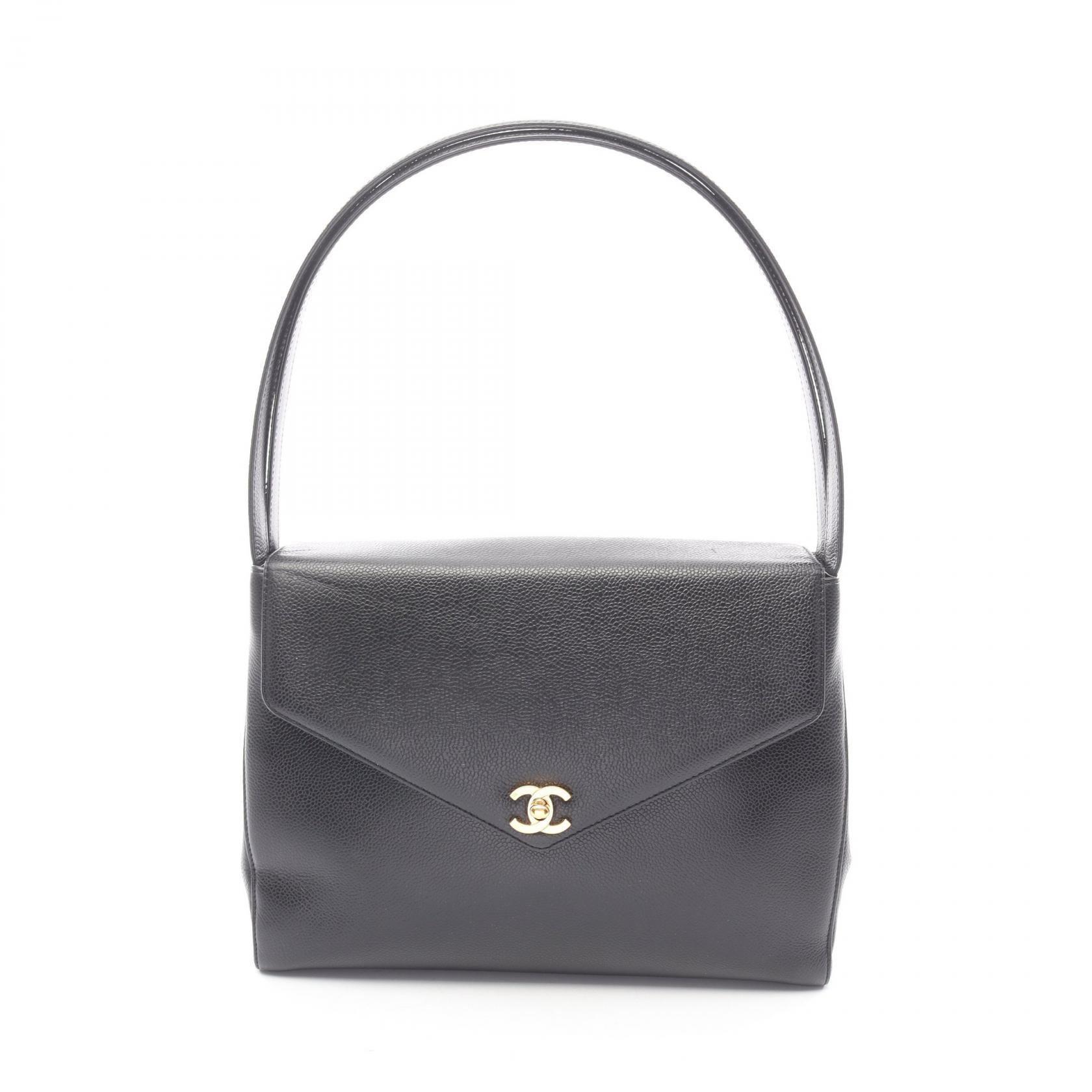シャネル CHANEL ショルダーバッグ バッグ キャビアスキン(グレインドカーフ) レディース ブラック系 【中古】