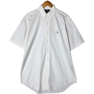 古着 ラルフローレン Ralph Lauren CLASSIC FIT 半袖 ボタンダウンシャツ メンズM相当/eaa557755