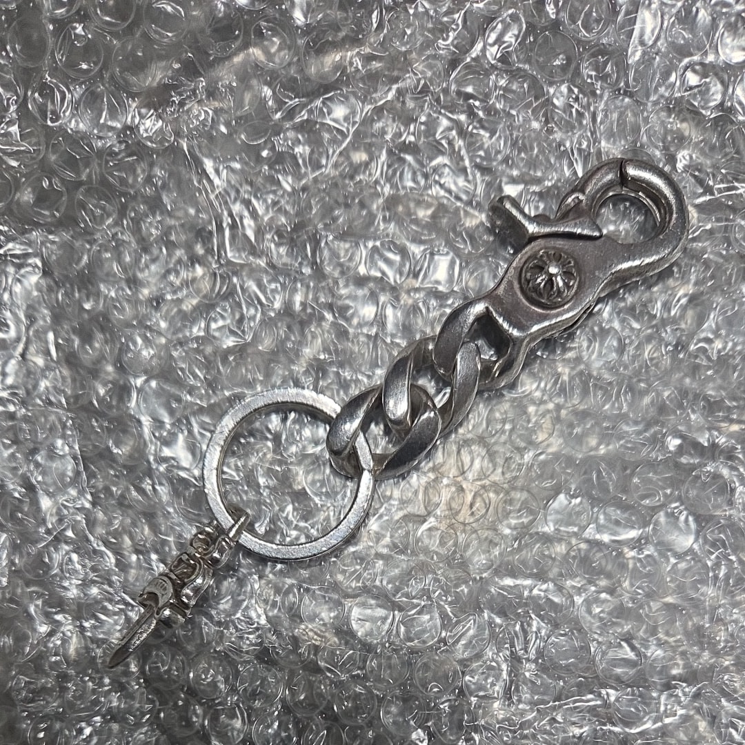 クロムハーツ キー リング クラシックリンク ショート / ダガー "シルバー"