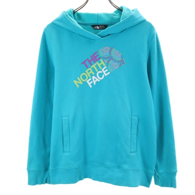 THE NORTH FACE ノースフェイス 長袖 スウェットパーカー XL(18) ブルー系 裏起毛 プルオーバー