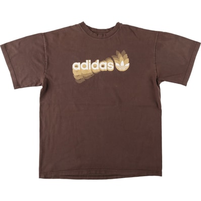 古着 00年代 アディダス adidas ORIGINALS オリジナルス ロゴプリントTシャツ メンズL相当/eaa638751