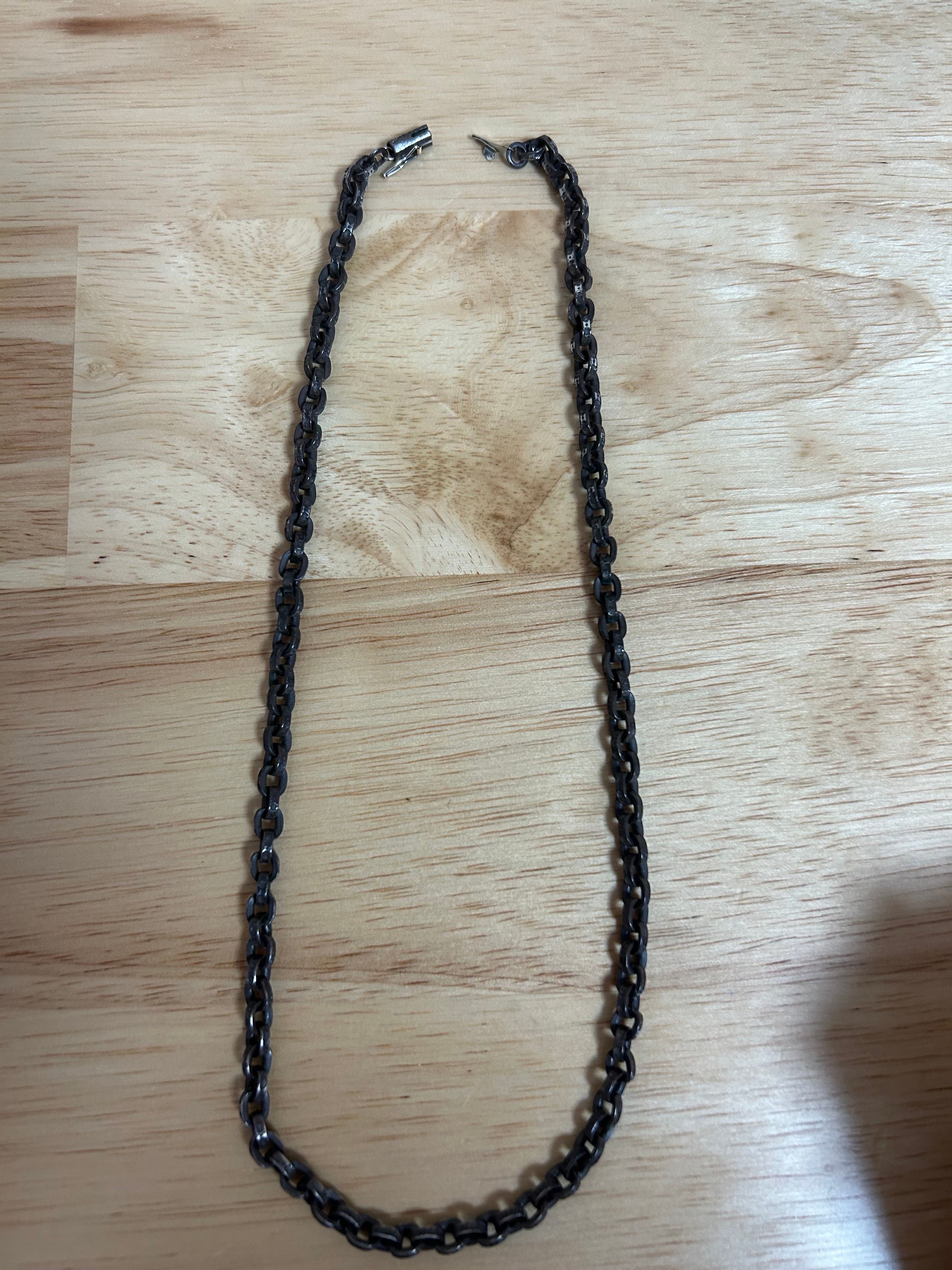 Chrome Hearts Paper Chain Necklace 45cm (18inch) "Silver"