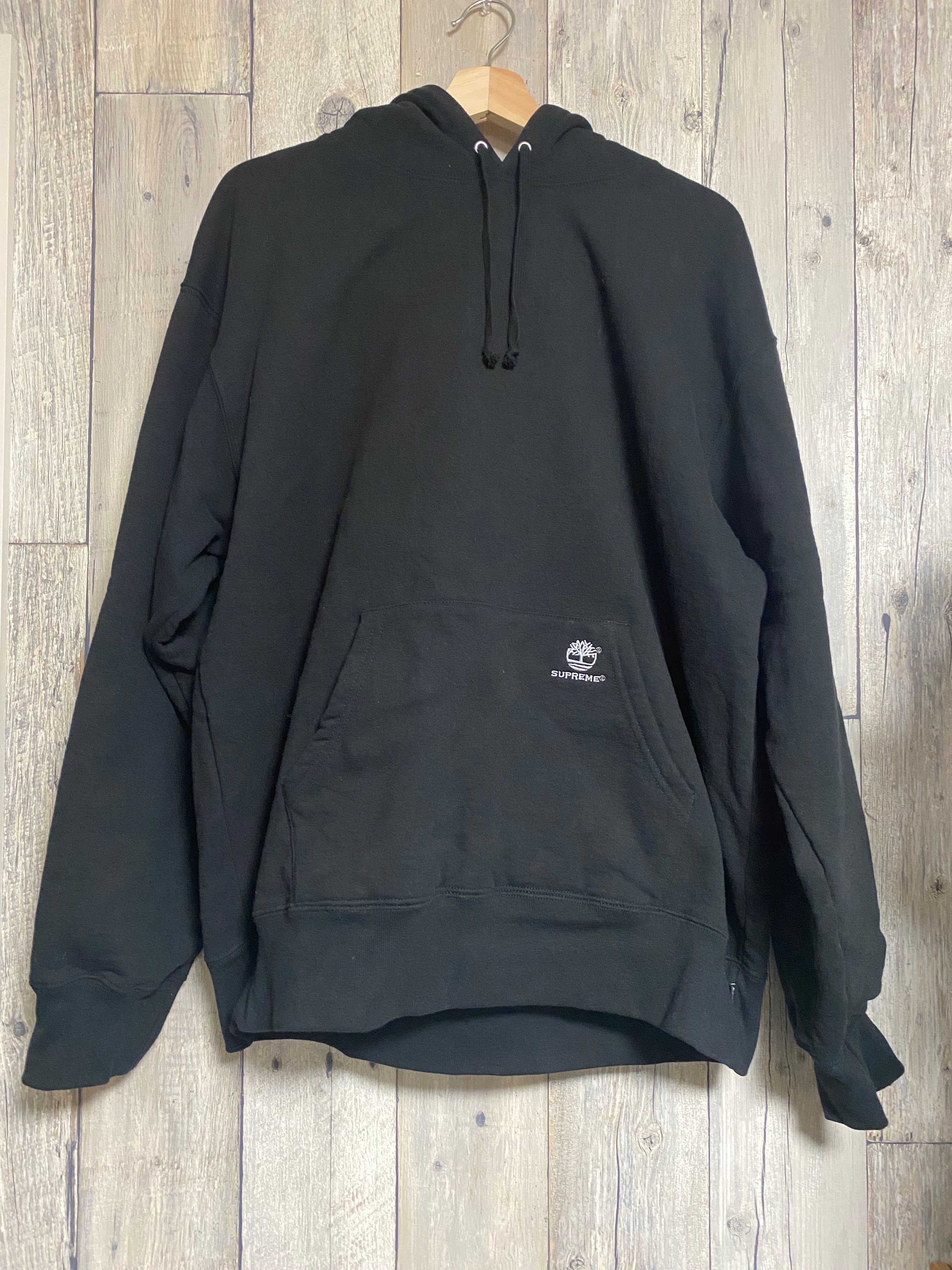Supreme Timberland Hooded Sweatshirt "Black"